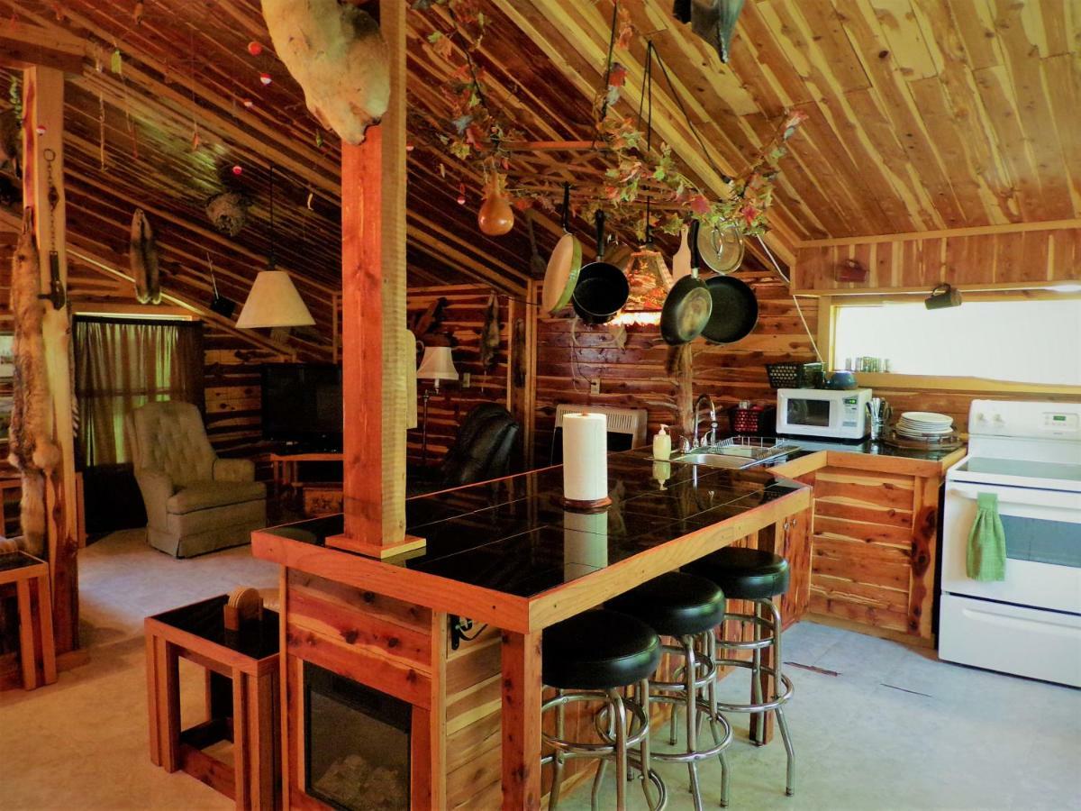 Cedar Cabin Located On A Buffalo Farm Marshall Exteriör bild
